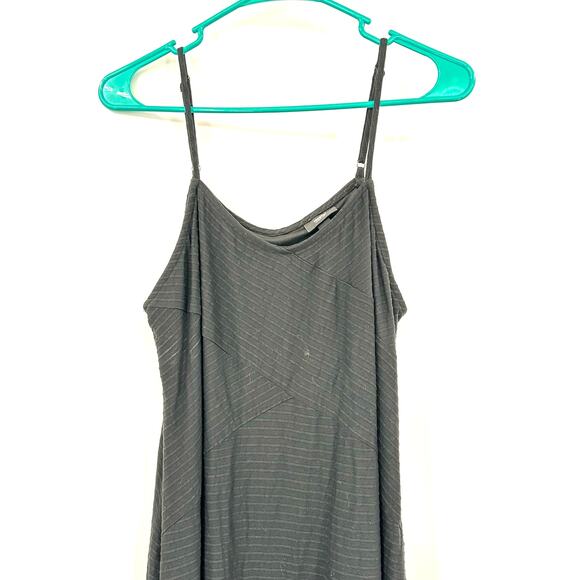 Mossimo Size Large Black Slip Dress Maxi Adjustable Straps Long Basic‎ Everyday - Picture 3 of 4